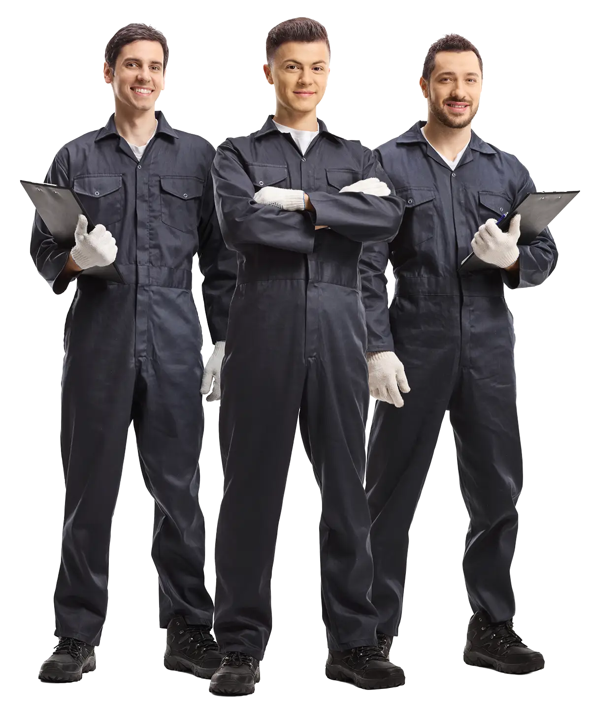 TRAC service technicians at work